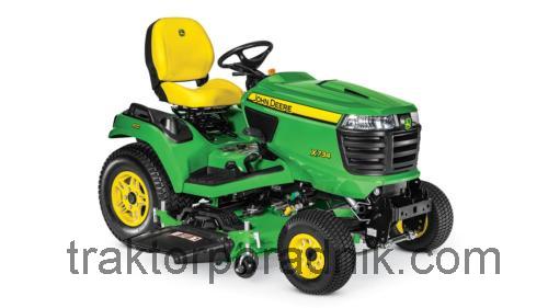 John Deere X734 karta techniczna i opinia