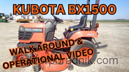 Kubota BX1500 karta techniczna i opinia